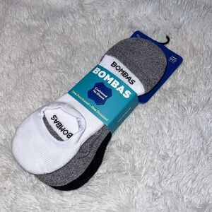 Three Pair BOMBAS CUSHIONED NO SHOWS